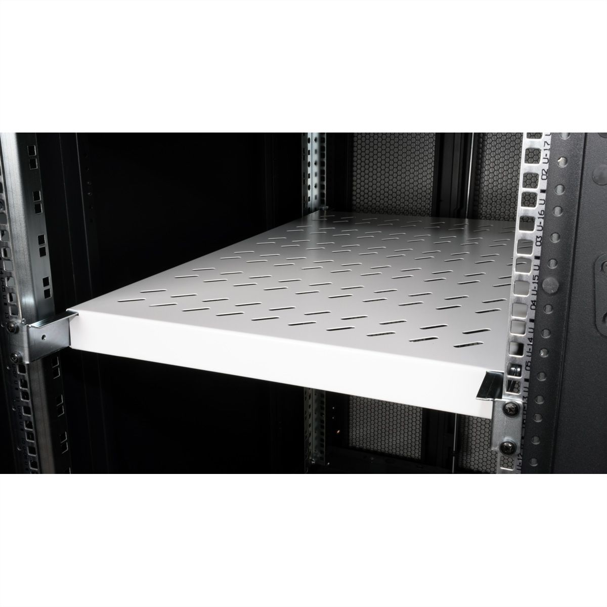 ROLINE 19" Etagère 1U, 770P 50 kg gris