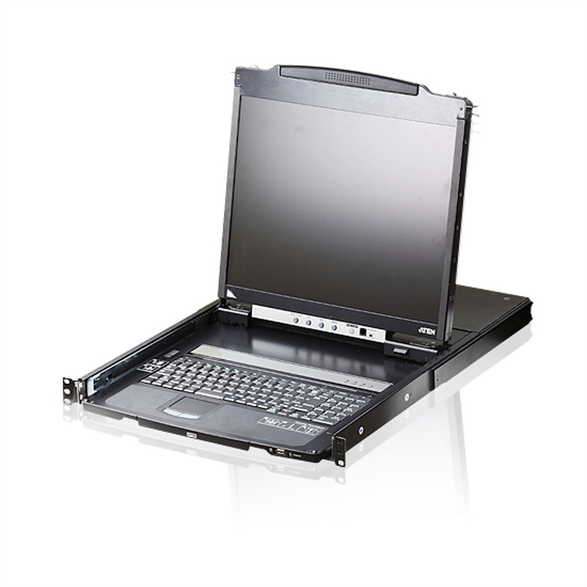 ATEN CL5800N Console KVM, LCD 48cm, VGA, PS/2-USB, port périphériques, UK-Layout