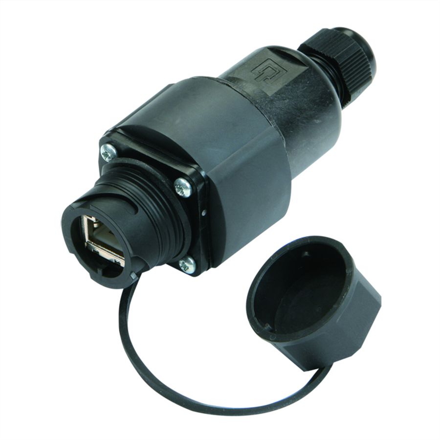 TELEGÄRTNER STX V1 Prise libre, Module RJ45 A Cat.6A (ISO/IEC)