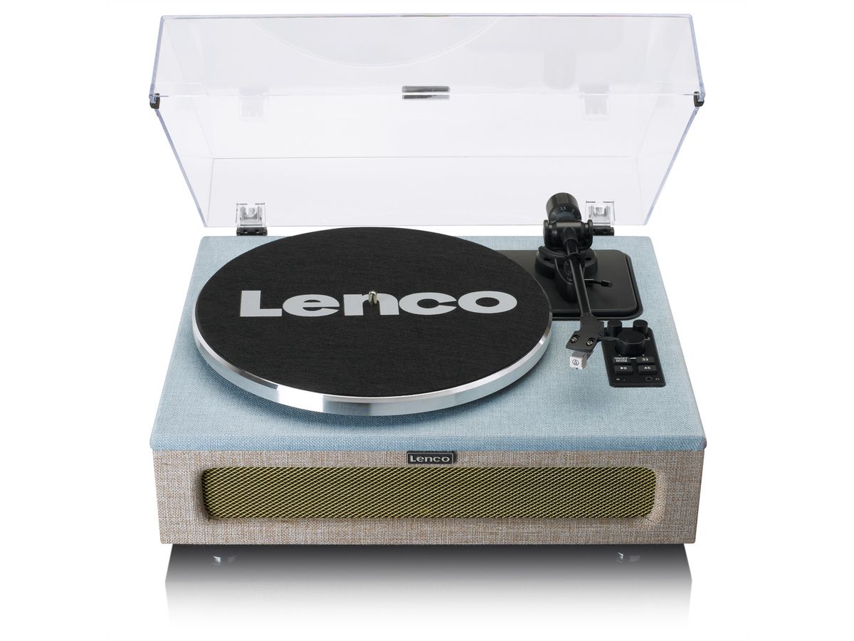 Platine vinyle Lenco LS-440, Bleu/beige