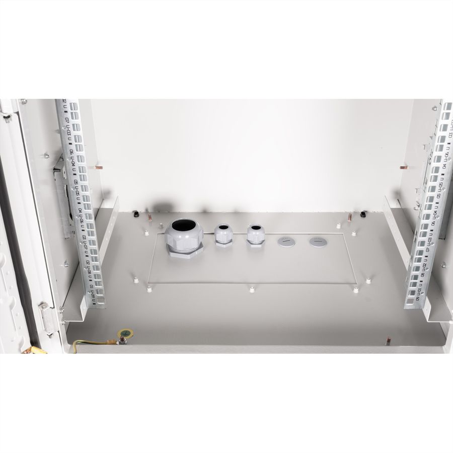 ROLINE 19-Zoll Wandgehäuse Pro 9 HE, 600x450 BxT IP55 outdoor grau