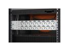 BACHMANN Bâti de prises 19" 8x avec protection contre les surtensions sans interrupteur