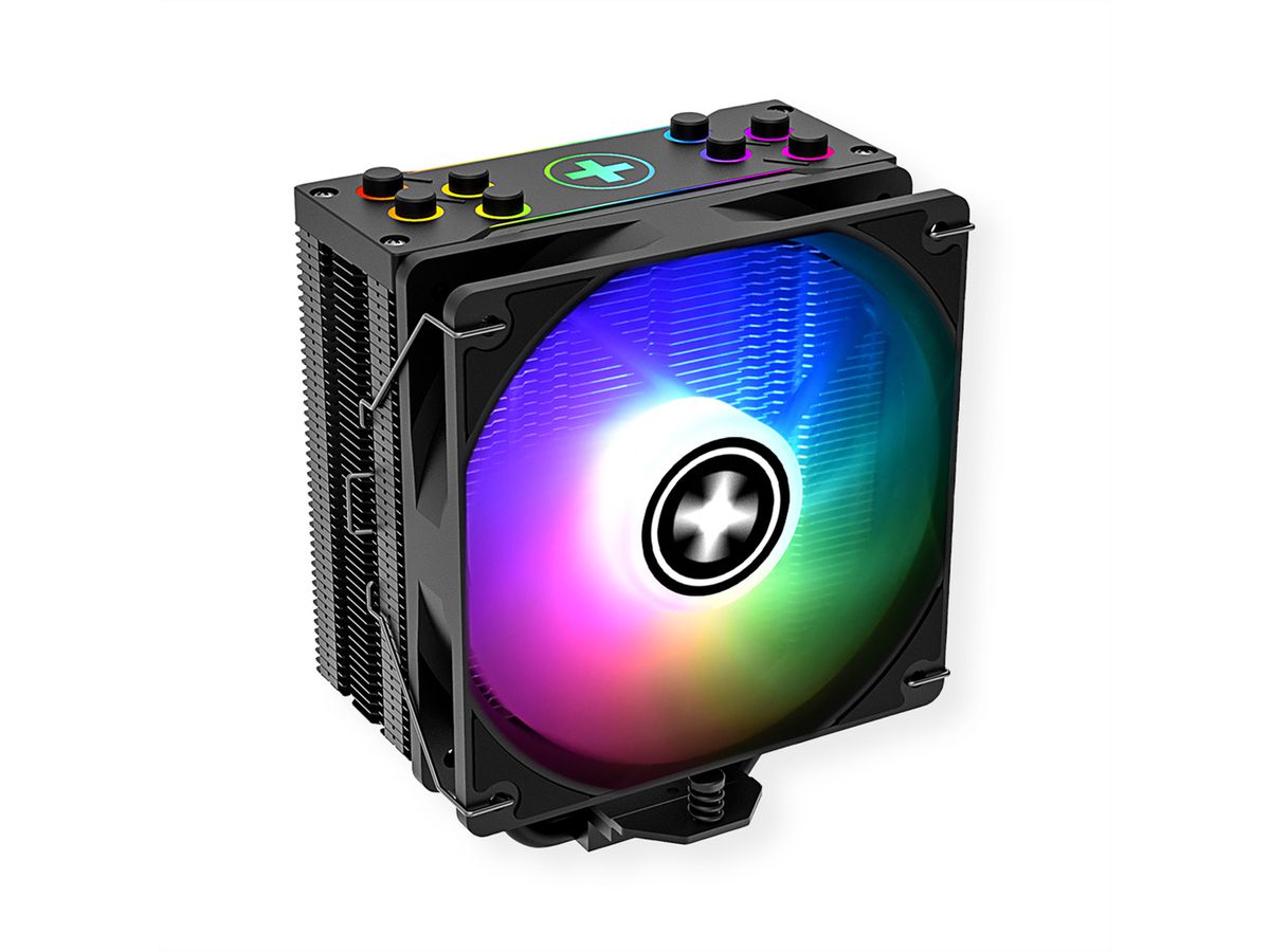 Xilence M704PRO.ARGB AMD und Intel CPU Kühler, 120mm ARGB PWM Lüfter, 180W TDP