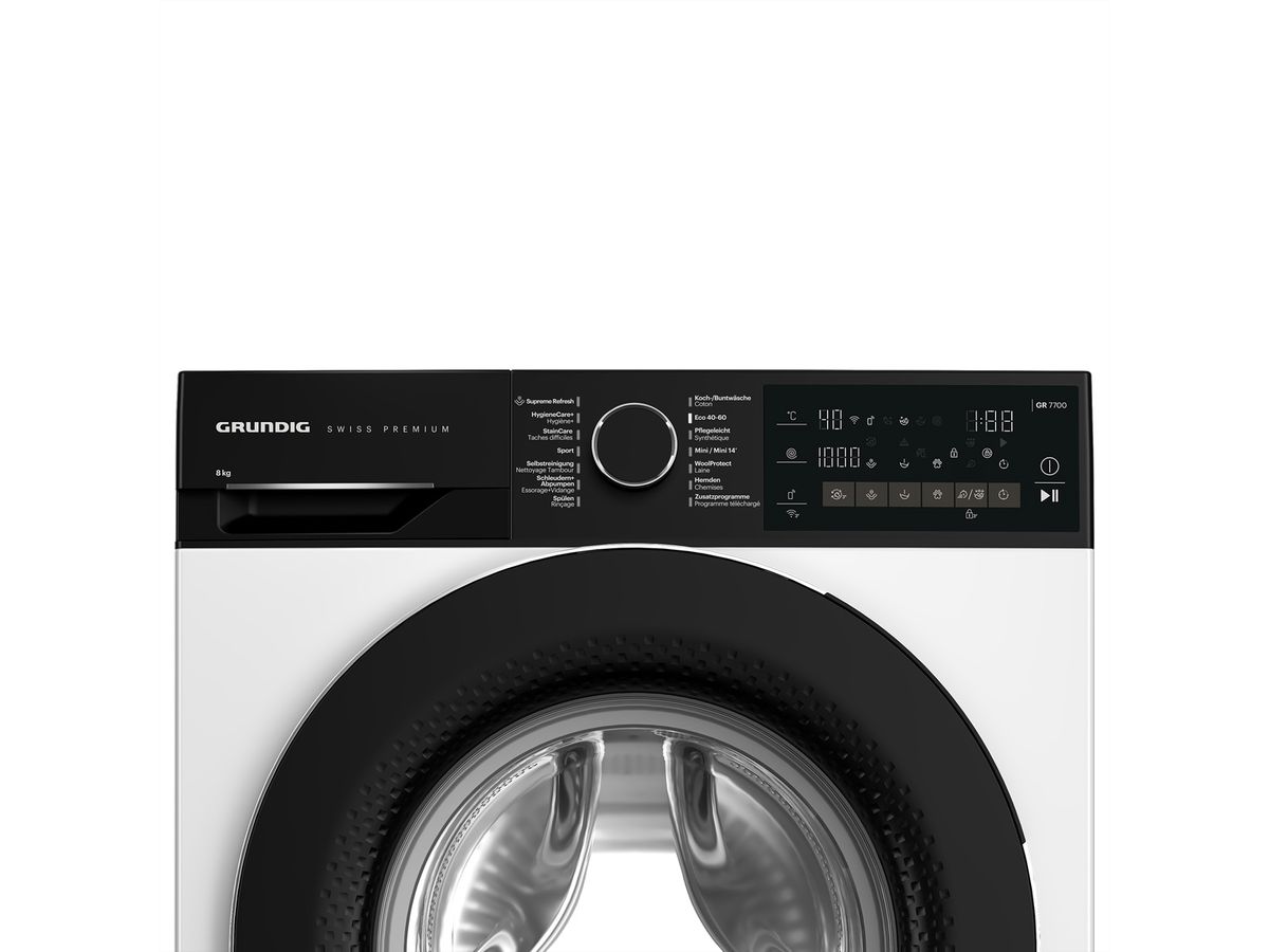 Grundig Waschmaschine WM5100, 8kg, A-10%, weiss