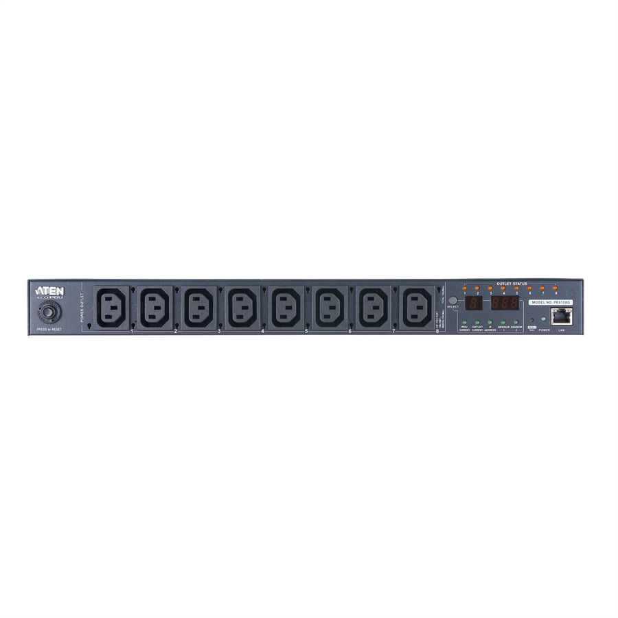 ATEN PE8108G Multiprise IP, 8 ports, 1UH, 8xC13, 10A