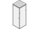 SCHROFF Dach, angehoben, RAL 7030 - DACH ANGEHOB.600B 900T 7021