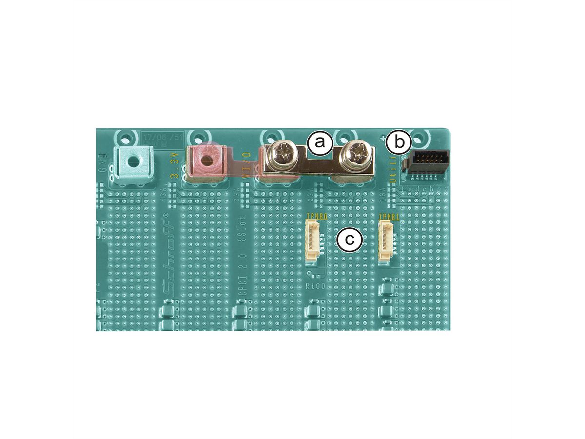 Carte-mère CPCI SCHROFF, Slot Right, 3 U, 4 slots, 32-Bit, 5 V VI/O