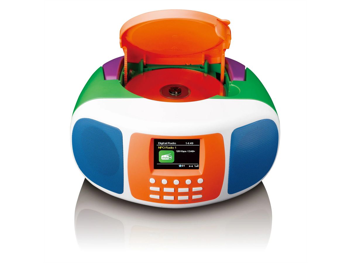 Lenco Radiorecorder SCD-861 Kids CD/DAB+, Bluetooth, 2.4" Farbdisplay