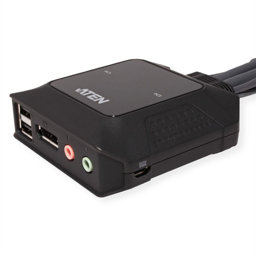 ATEN CS22DP 2-Port USB DisplayPort KVM Switch