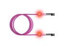 EasyLan LWL-LED-Patchkabel duplex 50/125µm OM4, LC/LC, violett, 2 m