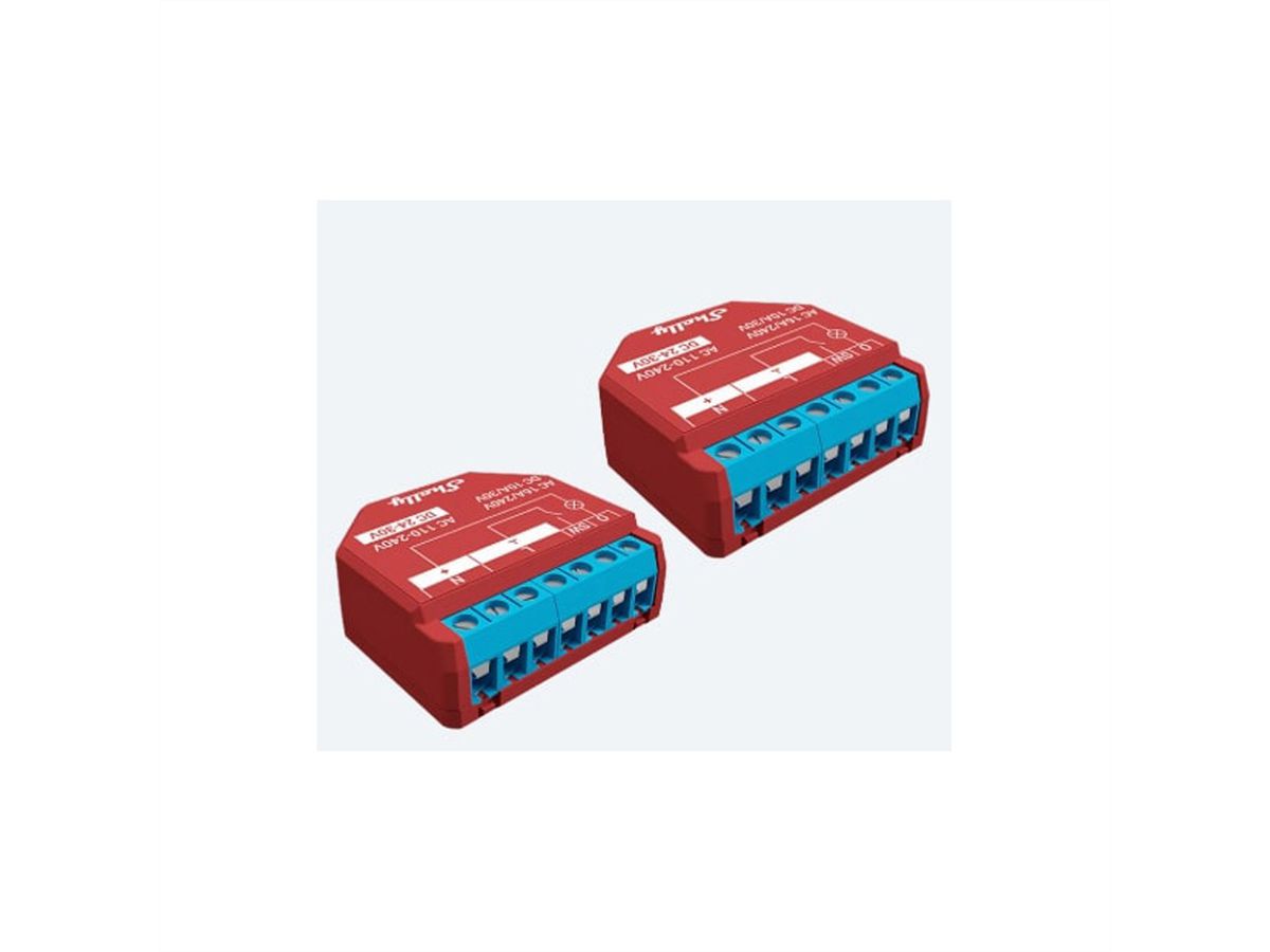 Shelly  Actionneur de commutation Plus 1PM (Dual pack)
