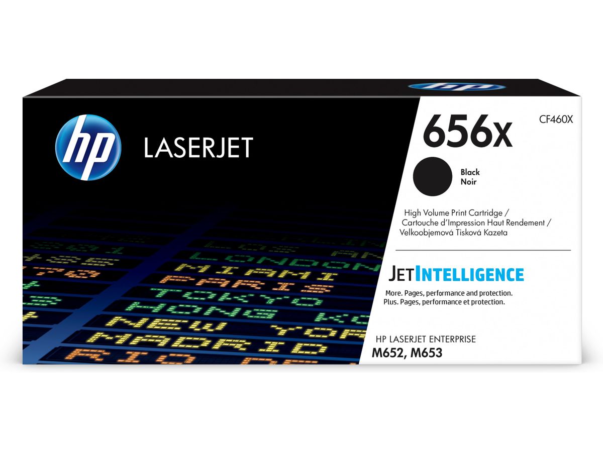 HP 656X Toner noir LaserJet authentique grande capacité