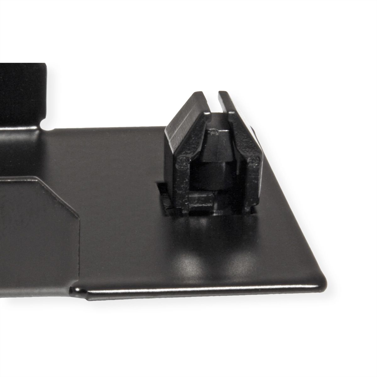 VALUE 19-Zoll-Blindplatte Snap-in, 1 HE, schwarz