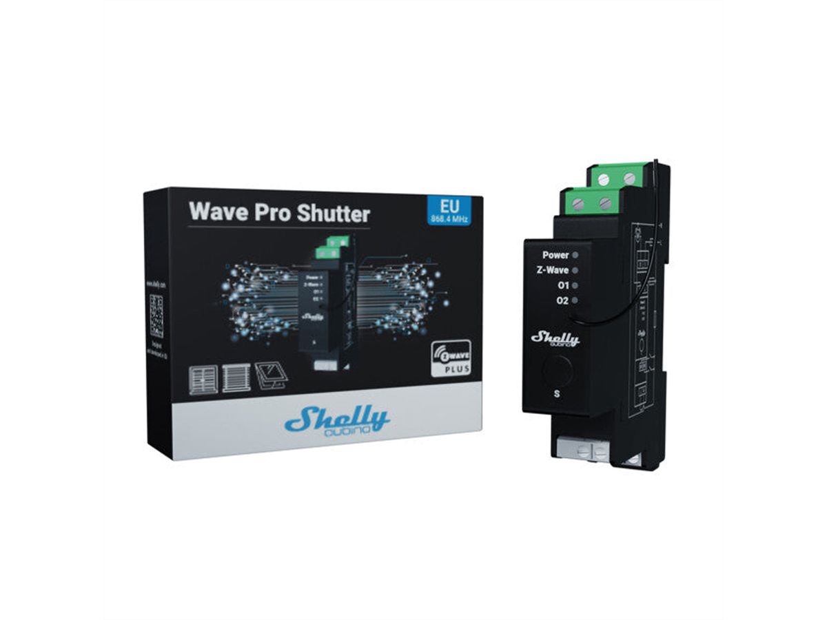 Shelly Schaltaktor Qubino WavePro Shuttr