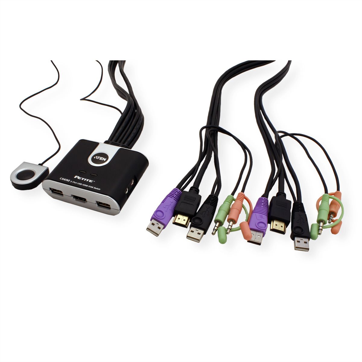 ATEN CS692 KVM Switch, USB, HDMI, Audio, 2 Ports
