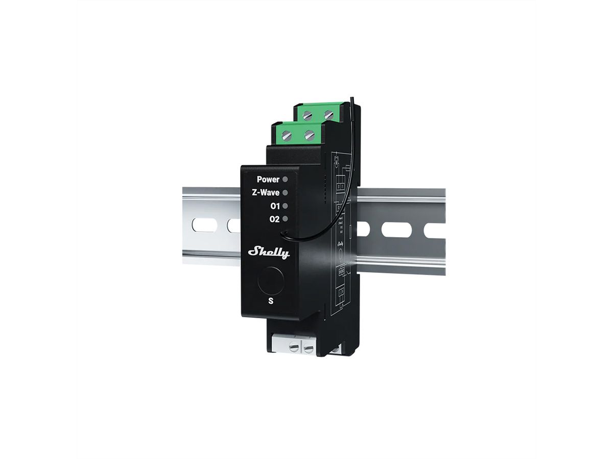 Shelly Acteur de switch Pro Shutter LR, Z-Wave LongRange