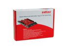 ROLINE Adaptateur M.2 vers SATA III SSD, 2 x M.2 NGFF SSD, bootable et compatible RAID