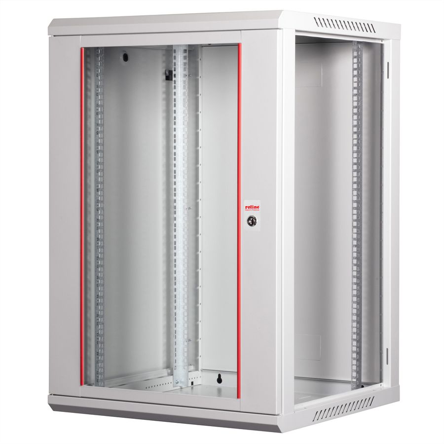 ROLINE 19-Zoll Wandgehäuse Basic Plus 18HE, 600x600 BxT grau