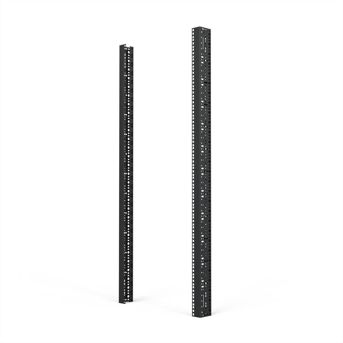 SCHROFF 19"-Winkelprofil mit Universal-Lochung (EIA), RAL 7035 - WINKELPROFIL 19"29HE 7035(2X)