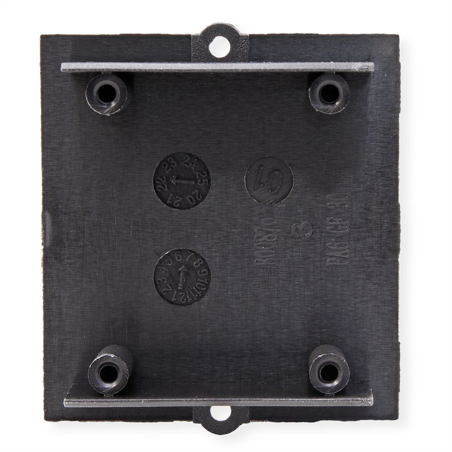 BACHMANN Cache Module Custom avec dôme à visser, noir