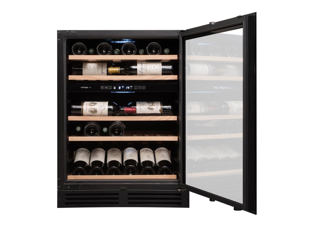 Avintage Weinkühlschrank AVU53PREMIUM, Einbau, 2 Zonen, 50 Flaschen