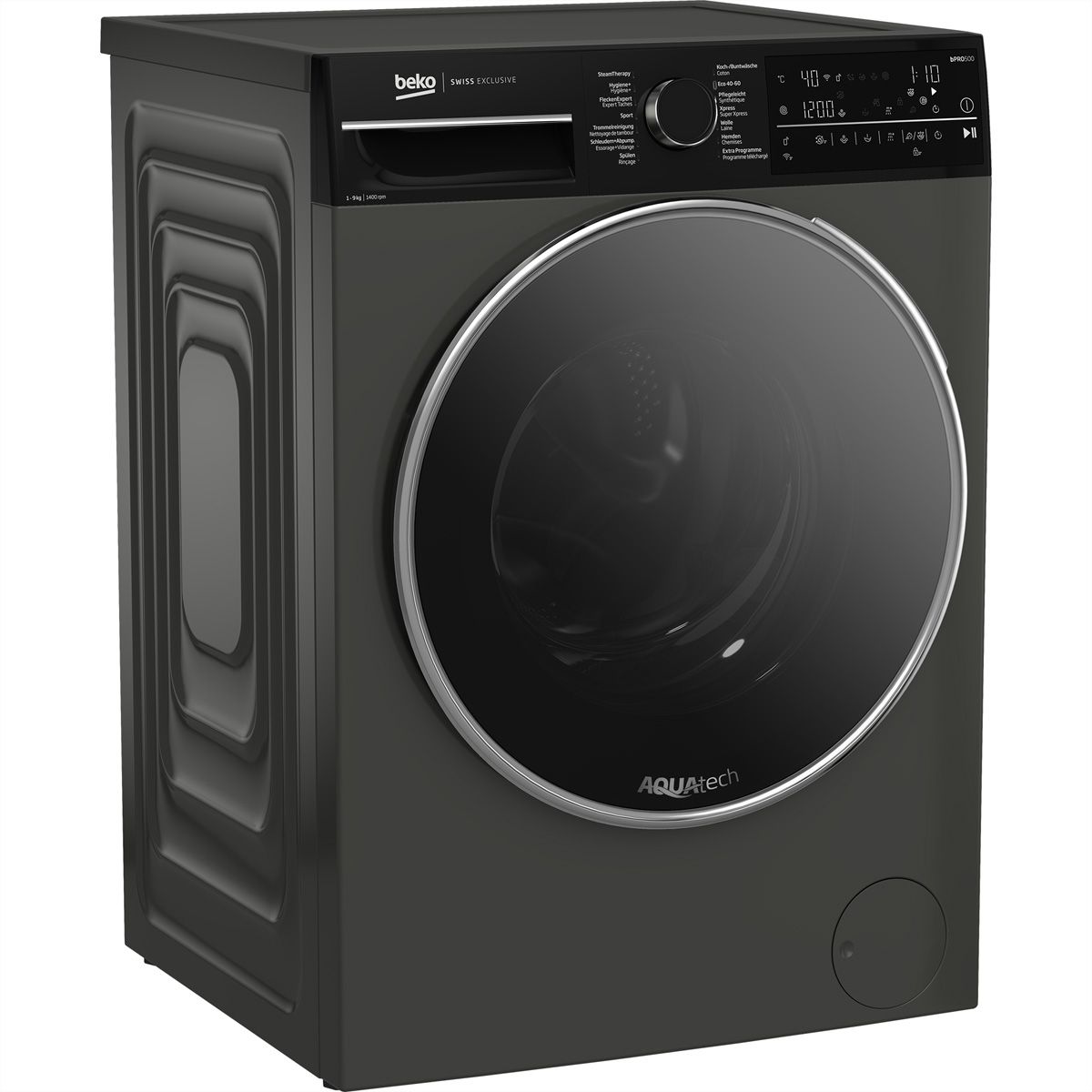 Beko lave-linge WM520, 9kg, A-10%, manhattan gray