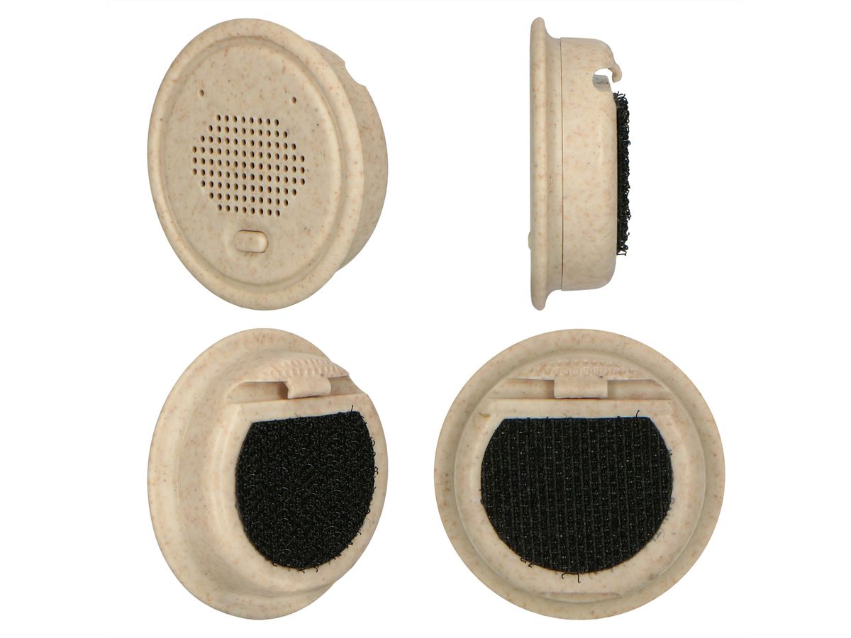 Alecto Baby HeeHee - Bouton vocal, transforme votre peluche en un ami interactif, Blanc