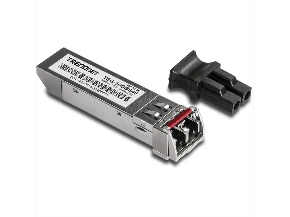 TRENDnet TEG-10GBS40 Module LC monomode 10GBASE-ER SFP+ (40 km avec DDM)