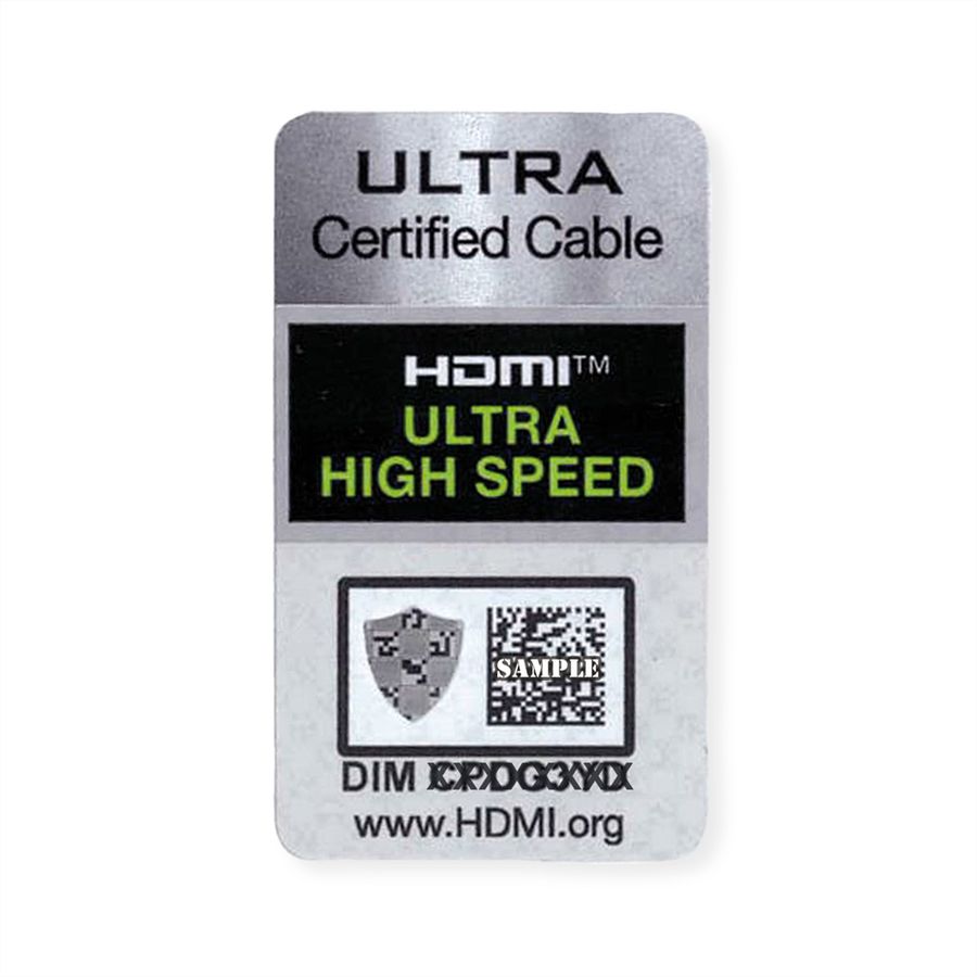 ROLINE GREEN ATC Câble HDMI avec Ethernet Ultra HD 8K, M/M, noir, 1 m