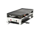 Grill à raclette et à pizza Solis pour 8 personnes, gris