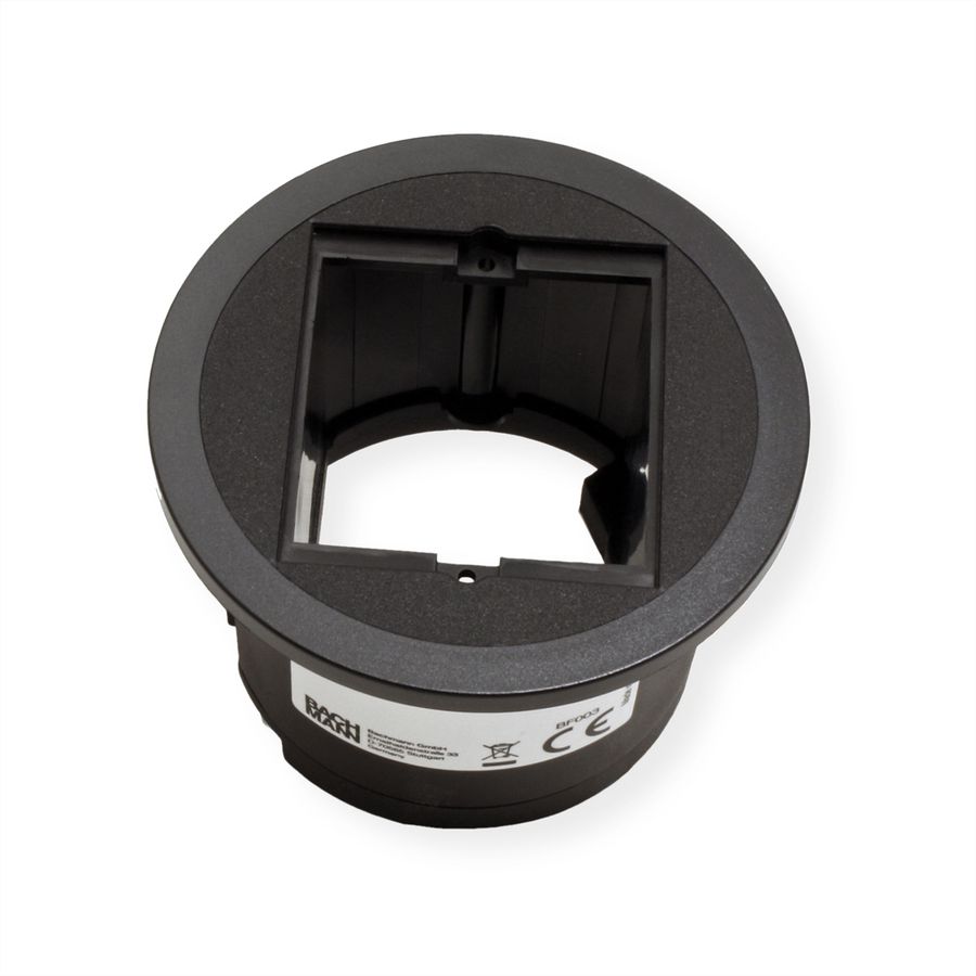 BACHMANN PIX 1x ABD avec anneaux décoratifs en blanc et noir, Chargeur USB 22W Charger, GST18