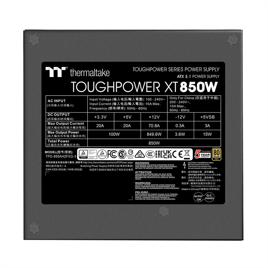 Thermaltake Toughpower XT 850W Netzteil