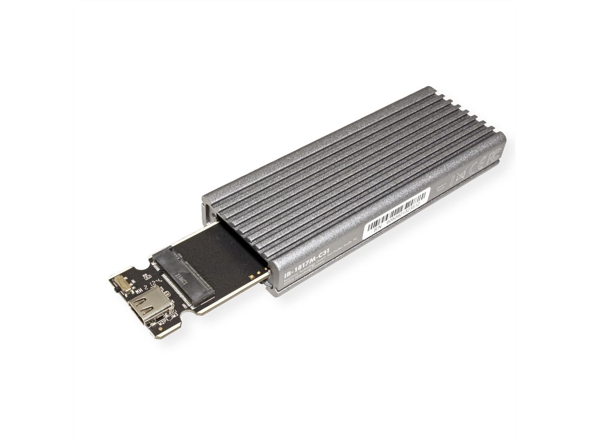 RaidSonic IB-1817M-C31 Boîtier USB C pour M.2 NVMe SSD - SECOMP AG
