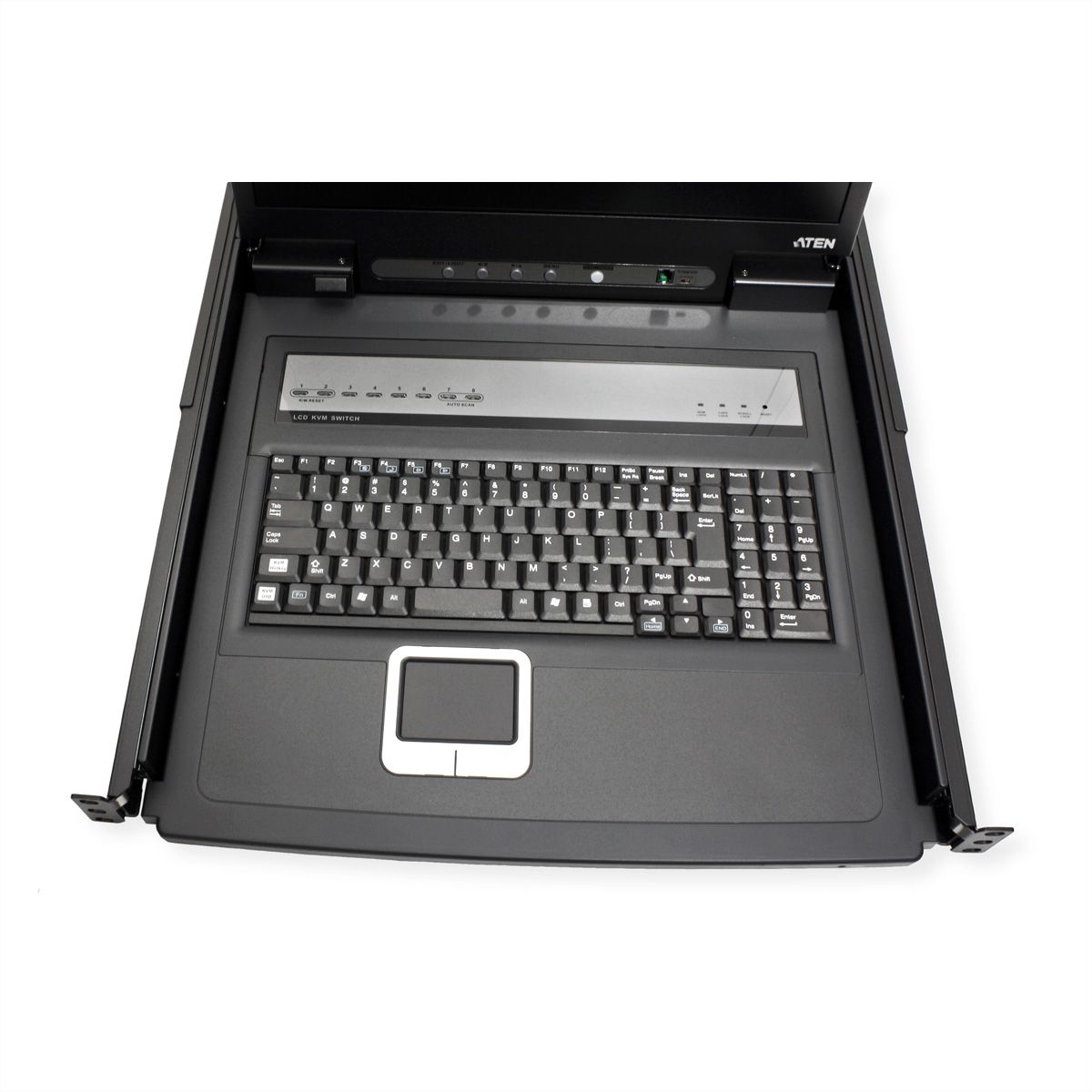 ATEN CL1308N KVM-Switch, 48cm TFT, VGA, PS/2-USB, 8 Port, US-Layout