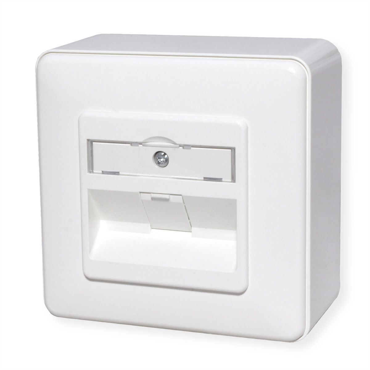 METZ CONNECT E-DAT modul 1 Port AP Cat.6A, reinweiß