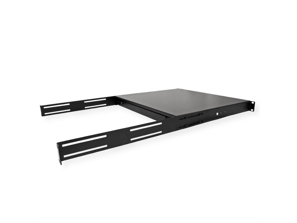 ROLINE 19-Zoll Tastatureinschub 1 HE, 400 T abschließbar schwarz