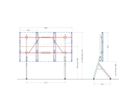 Hagor Standsystem Samsung IWA109", freistehend, schwarz