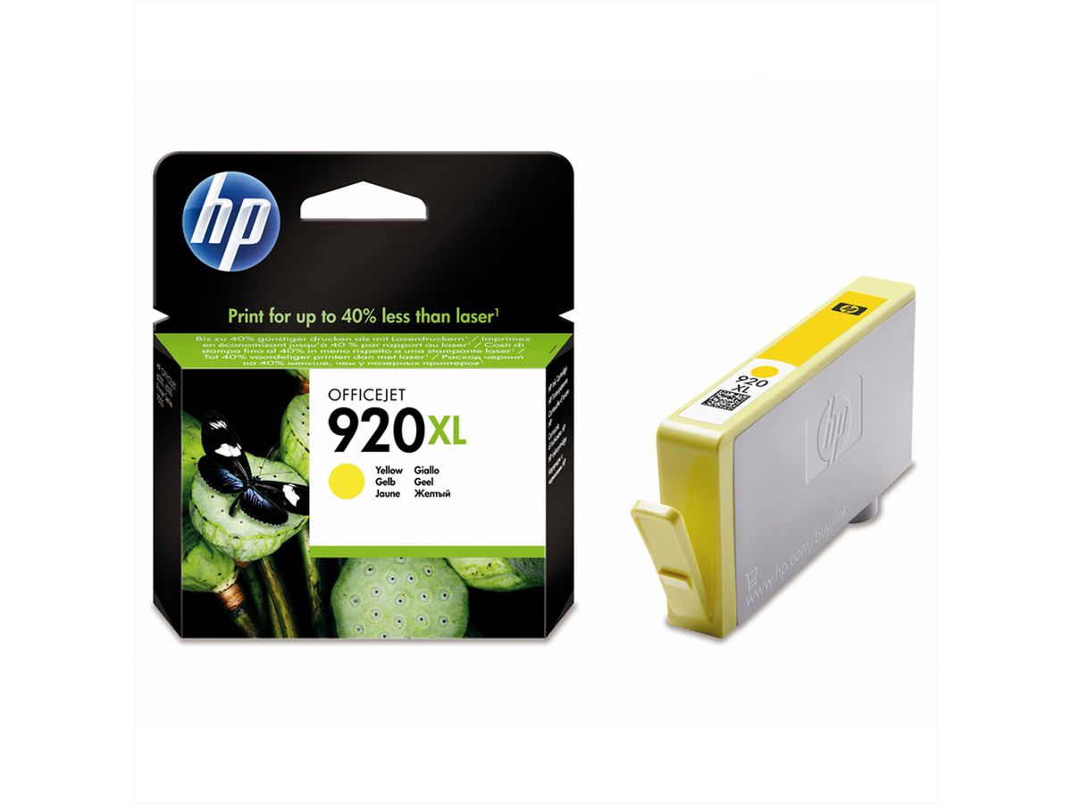 CD974AE, Nr. 920XL, Druckpatrone, yellow für HP-OfficeJet 6000 / 6500