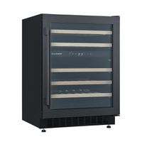 Climadiff Weinkühlschrank CBU50DZBM, Unterbau, 2 Zonen, 46 Flaschen