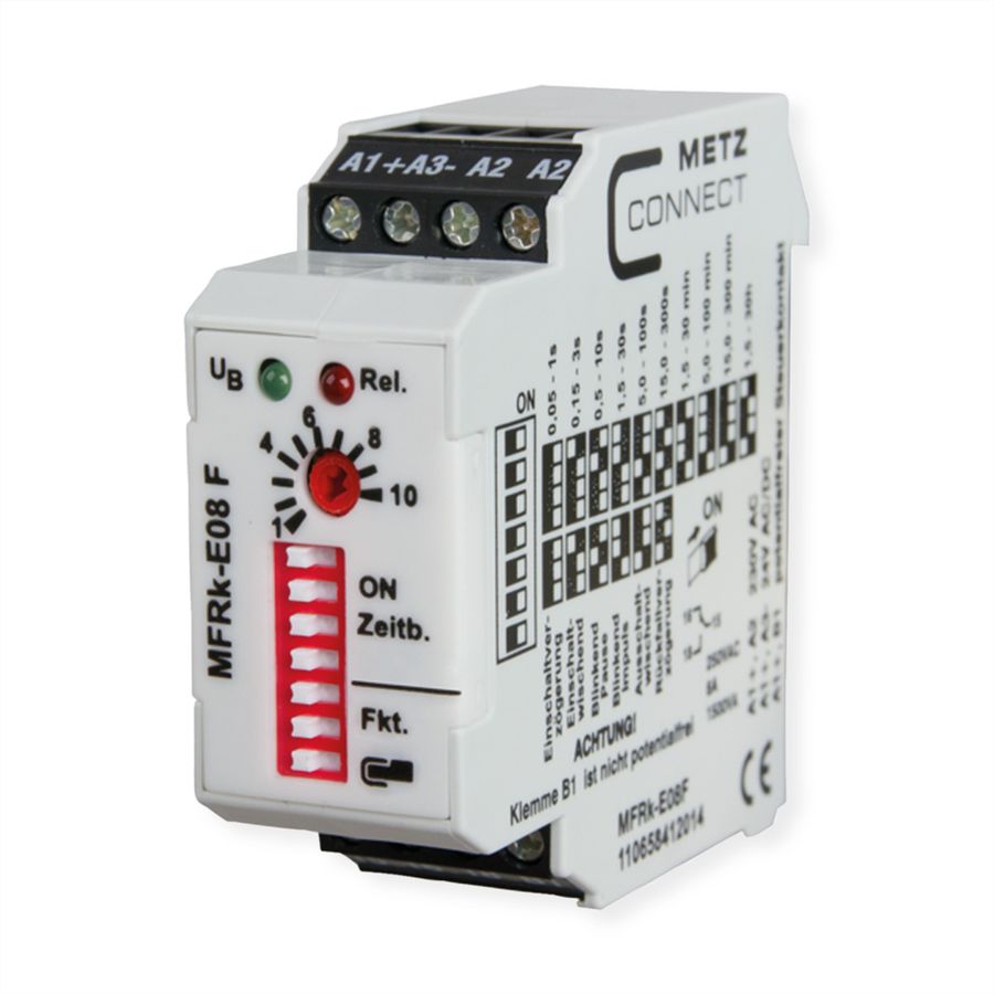 METZ CONNECT MFRk-E08 F 230 V AC, 24 V AC/DC Zeitrelais