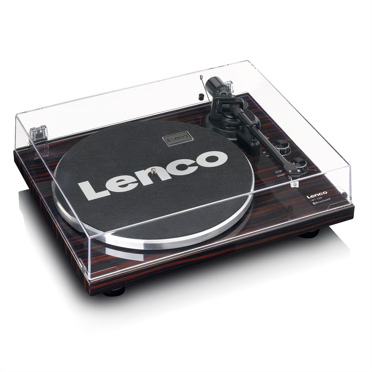 Lenco Platine vinyle LBT-288WA, noir / marron