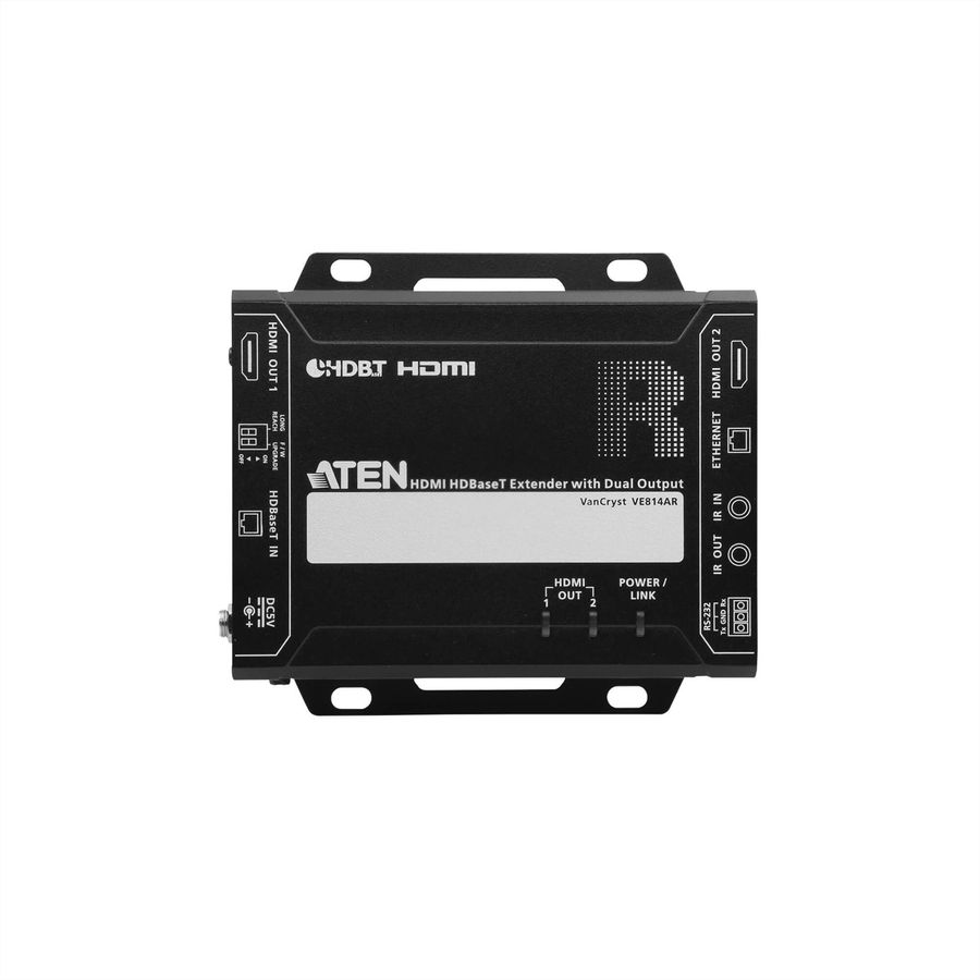 ATEN VE814AR HDMI HDBaseT Empfänger mit zwei Ausgängen (4K bei 100 m)
