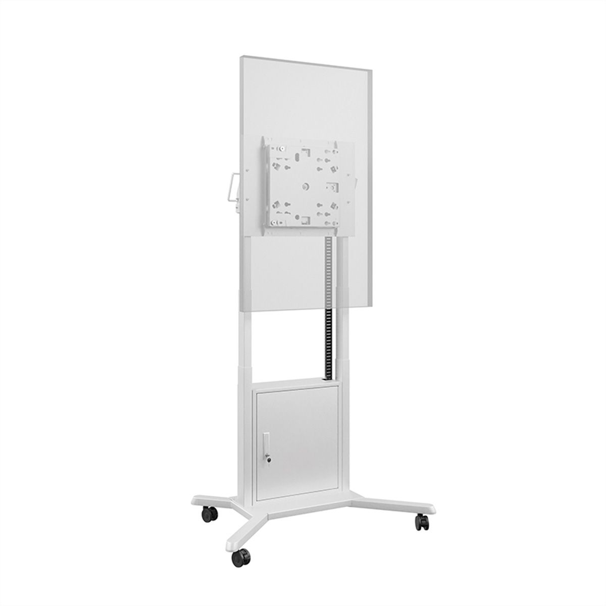 Hagor Système de support mobile Mobile Lift Pro Light III Flip, système de levage mobile, spécifique à l'écran Samsung Flip, blanc