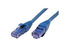 Cordon ROLINE UTP Cat.6A / 10 Gigabit, Component Level, LSOH, bleu, 0,3 m