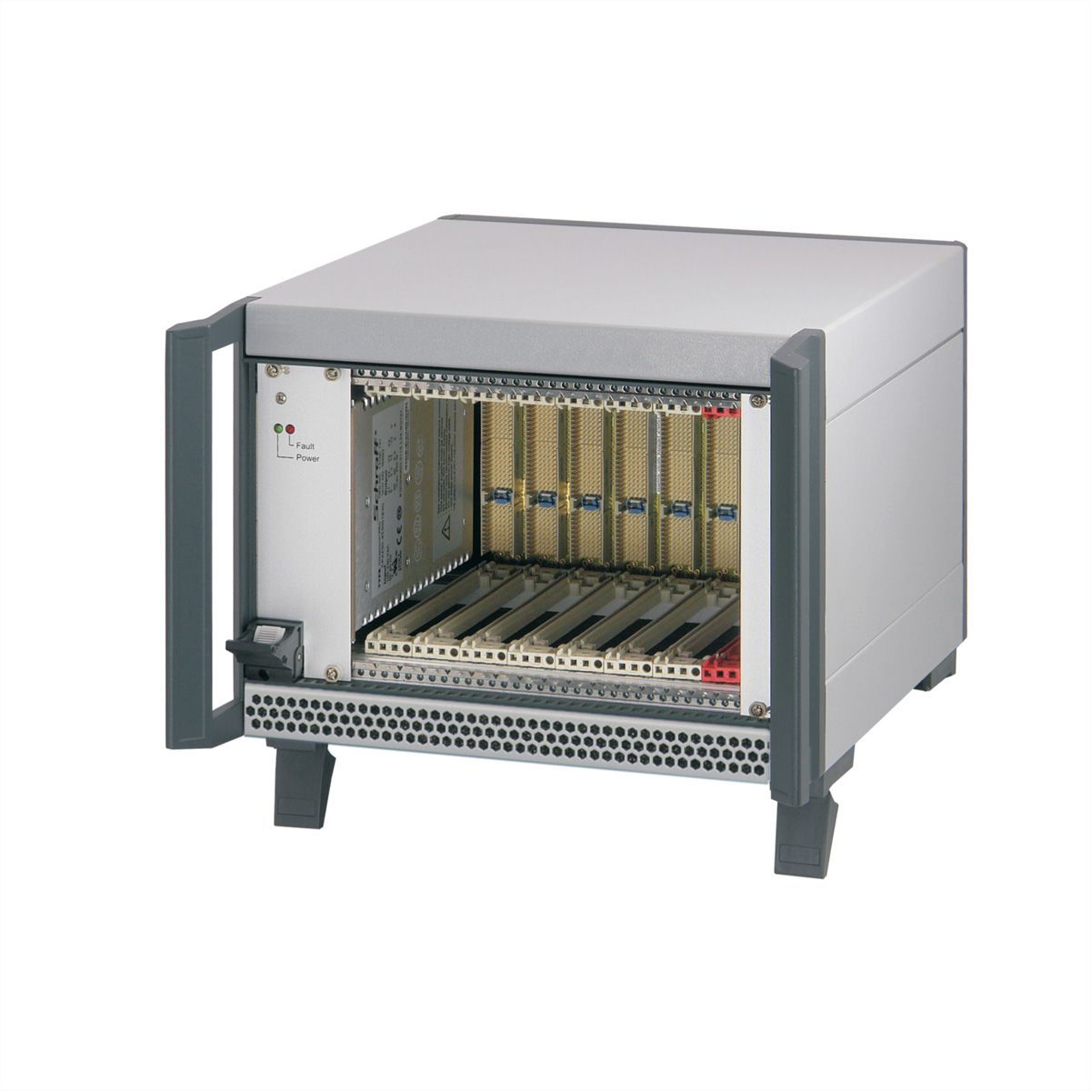 SCHROFF System, 4 HE, 8 Slot, 44 TE, mit Rear I/O - RATIO/PRO 3/4HE 44TE275T 8SL