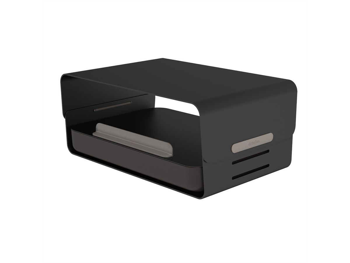 DATAFLEX Addit Bento verstellbare Monitorerhöhung, schwarz