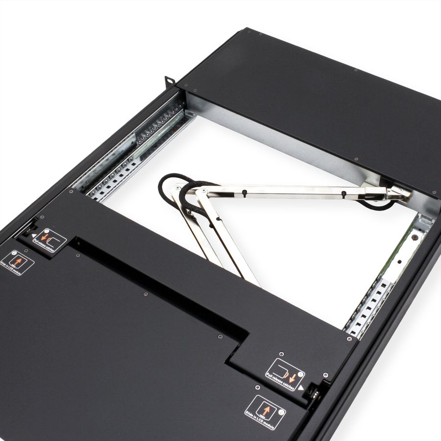 ATEN KL1516AiM KVM Over-IP Switch, 43cm TFT, VGA, PS/2-USB über Kat 5, 16 Port, ES-Layout
