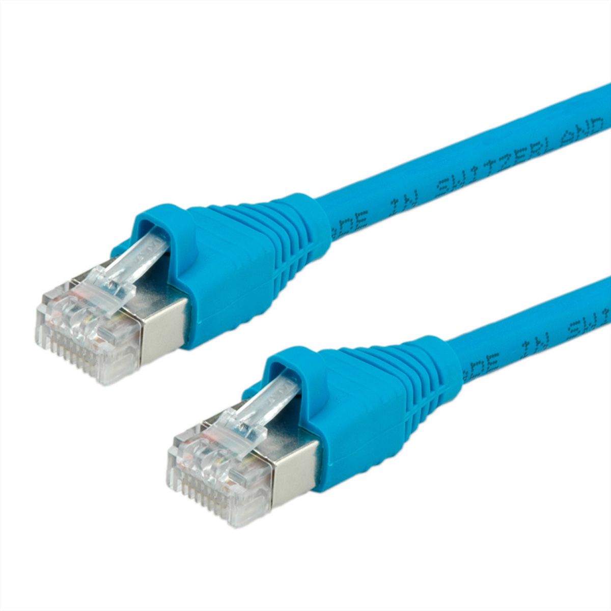 DÄTWYLER Patchkabel Cat.6 (Class E) S/FTP, CU 7702 flex LSOH, AMP, blau, 30 m