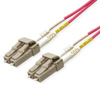 ROLINE Câble FO 50/125µm OM4, LC/LC, LSOH, Low-Loss, violet, 0,5 m