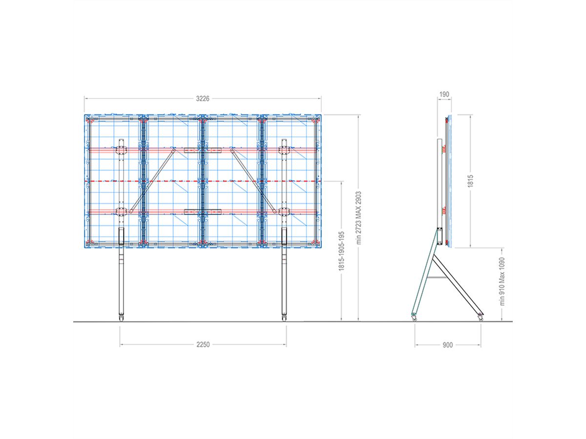 Hagor mobiles Liftsystem Samsung IAB146", mobil, schwarz